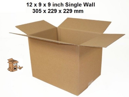 Picture of Cardboard boxes single walled A4 box 305x230x230mm