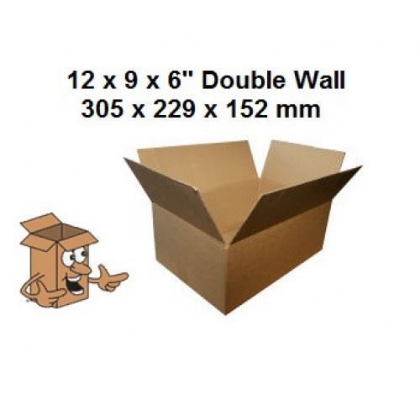 Picture of Cardboard boxes small double wall A4 boxes 305x230x150mm