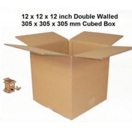 Picture of Cardboard boxes square double wall 305x305x305mm