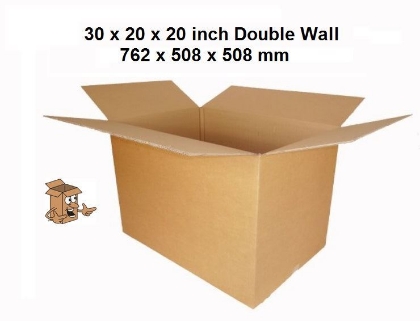 Picture of Cardboard boxes Very Large export quality double walled 760x510x510mm