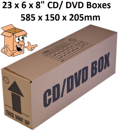 CD and DVD storage and postal boxes